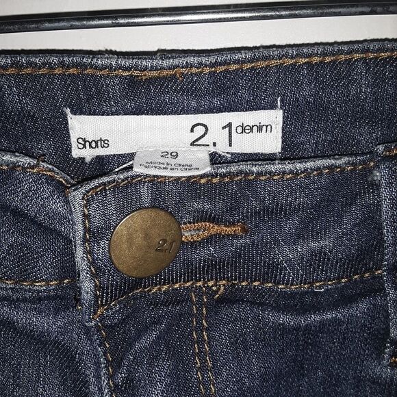 2.1 Denim Cut Off Jeans Size 29 - Picture 2 of 5